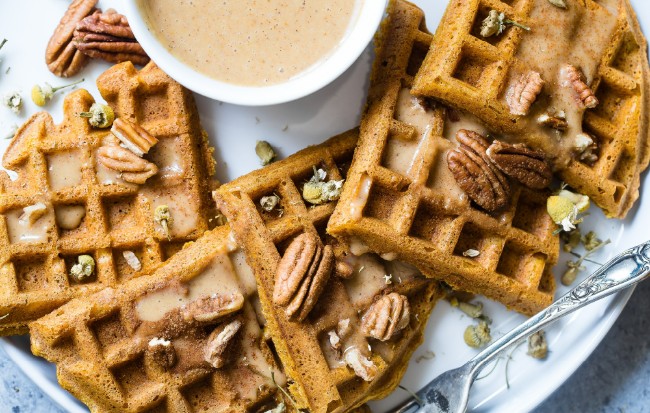 Image of Maple Pecan Waffles